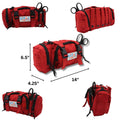 ViTAC Advanced Adventurer First Aid Kit for Camping, Hiking & the Outdoors used in outdoor settings, highlighting its rugged organization and preparedness features.