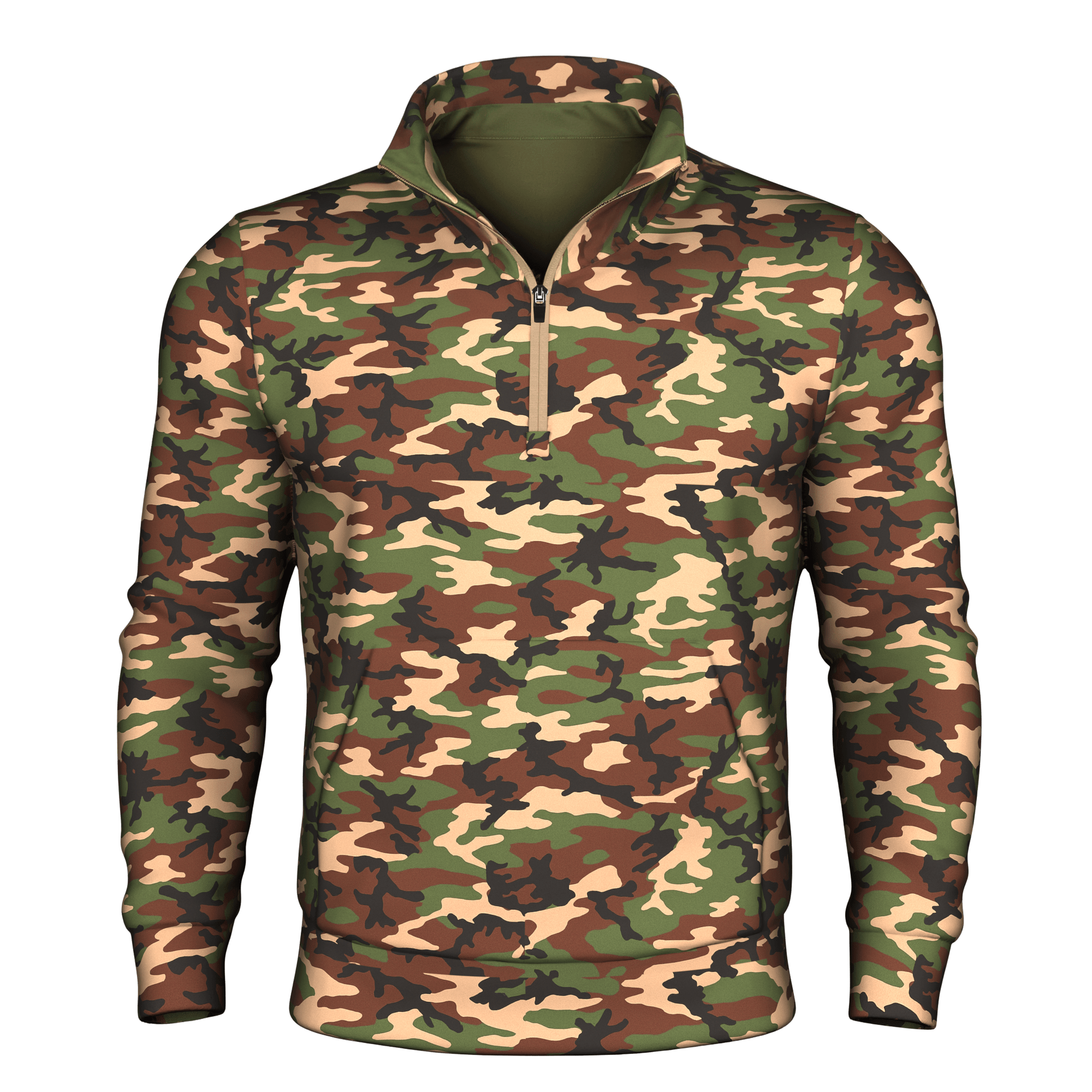 Durable Quarter Zip with tactical features, the perfect addition to your concealed carry apparel.