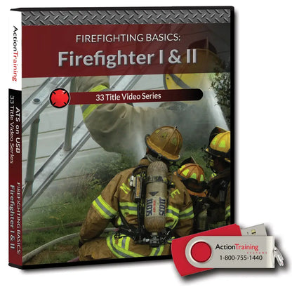 Action Training Systems | Firefighter I & II Complete | 33 Title Series - USB - Training