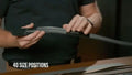Adjustable tactical nylon gun belt with multiple size positions for a secure fit