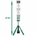Adjustable Metabo HPT UB18DGQ4M LED Tripod Site Light with multiple panels, 39 to 84 inches