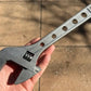 Adjustable wrench with holes, featuring lightweight corrosion resistant titanium design