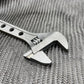 Adjustable wrench with textured metal finish for the 8 Inch Titanium Adjustable Wrench