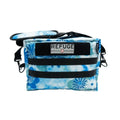 Blue floral medical supply bag with black stripes for Adventure Kit, Coyote Tan and Ranger Green