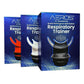 Aeros respiratory trainers in red, white, and black with AEROSx Lung Trainer packaging