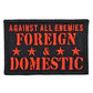 Against All Enemies - Version 2.0 Patch - Black w/ Red - Patches