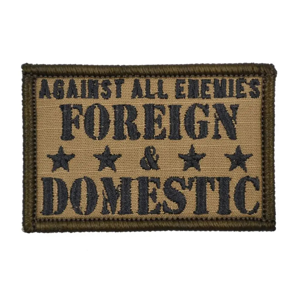 Against All Enemies - Version 2.0 Patch - Coyote Brown w/ Black - Patches