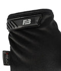 Black boxing gloves with FB logo detail, featuring smart-touch finger tips for Agent Gloves