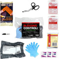 First aid kit for first responders firefighters and police in bleeding control emergencies