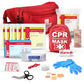First aid kit contents ideal for first responders, firefighters, and police officers