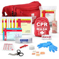 First aid kit contents ideal for first responders, firefighters, and police officers