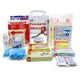 First aid kit with plastic case for first responders and firefighter emergency needs
