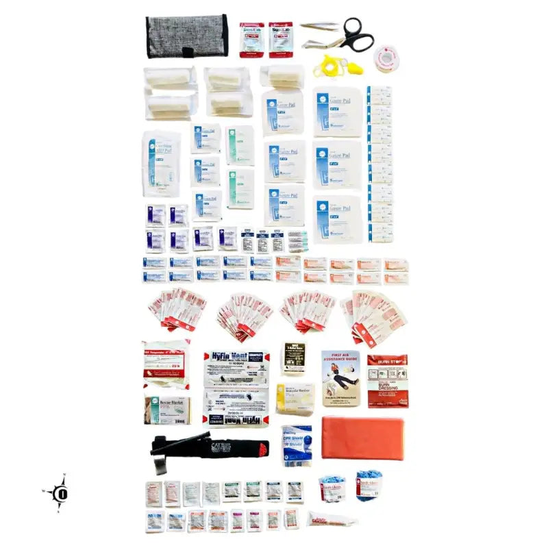 First aid kit with medical supplies for Sling Supply Refill and Waist Bag