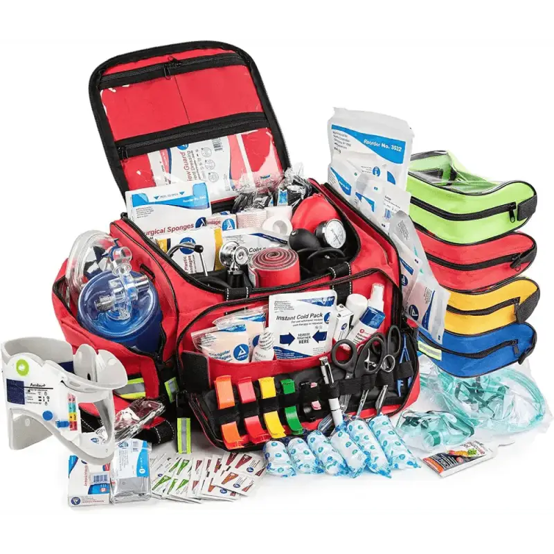 Scherber Premium First Responder Trauma Kit - Fully Stocked with medical supplies