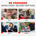 Bleeding control first aid scenarios with Firefighter Bleeding Control Zip Pack for first responders