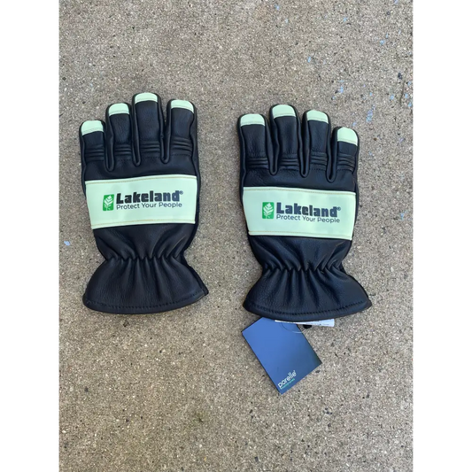 All Leather - Structural Glow in the Dark Firefighting Gloves - Chief Miller Apparel