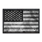 American Flag - Black and White - Distressed - Patch - Patch