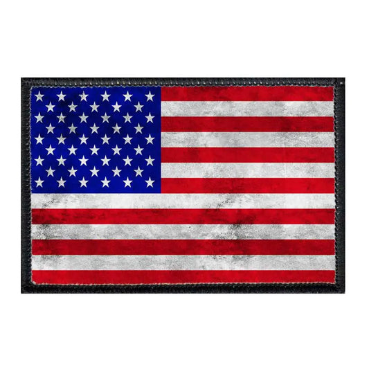 American Flag - Distressed - Patch - Patch