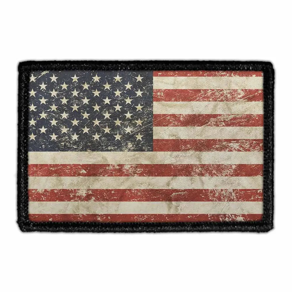 American Flag - Distressed - Removable Patch - Patch