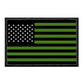 American Flag - Green Stripes - Removable Patch - Patch