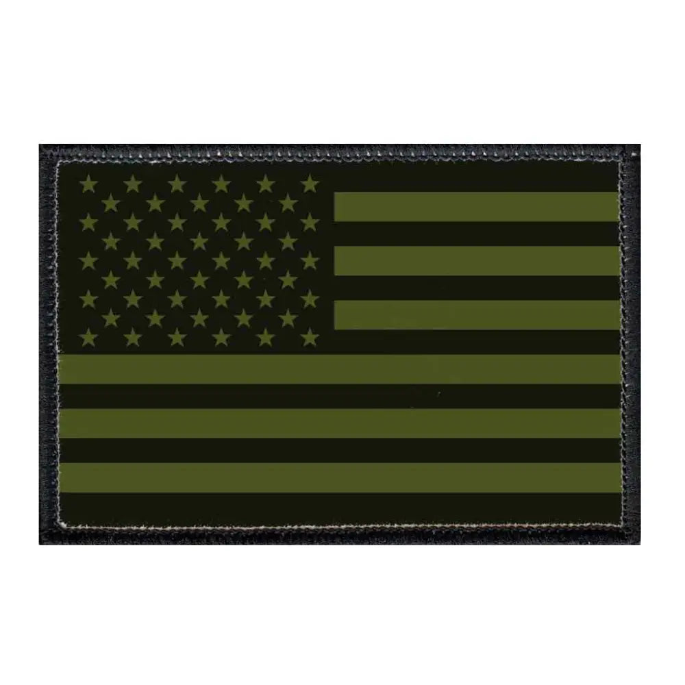 American Flag - Military Green - Patch - Patch