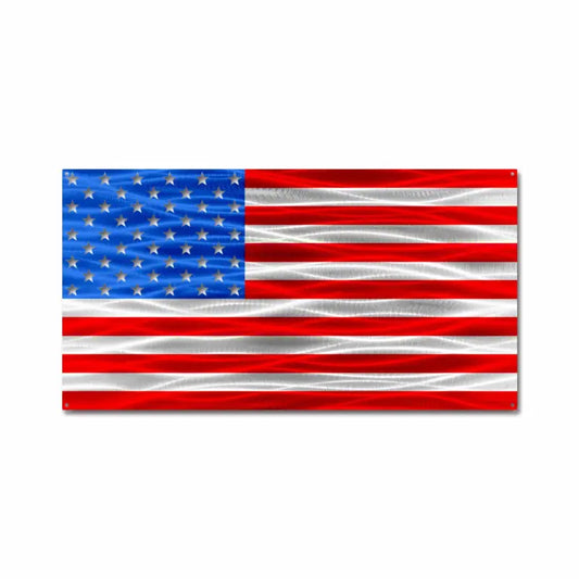 Firefighter American Flag featuring red, white, and blue design with white stars