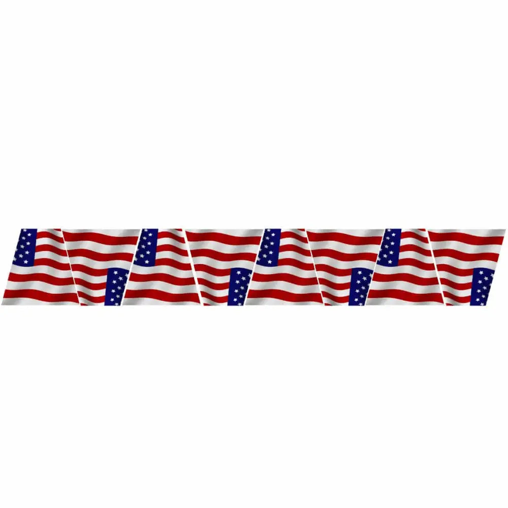 Chief Miller Helmet Tetrahedrons AMERICAN FLAGS REFLECTIVE HELMET (TET) TETRAHEDRON 8 PACK Apparel