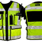 High visibility vest with pockets and reflective stripes for ODOT Incident Command use