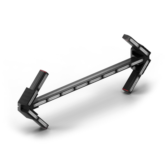 Feniex Quantum Arrow Board with arrow-shaped LED lighting fixture for first responders
