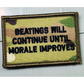 As Seen on Socials - Beatings Will Continue Until Morale Improves - 2x3 Patch - Multicam w/Blk - Patches