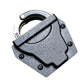 Gray textured ASP 200 Handcuff Carrier with screws and belt clip for secure storage