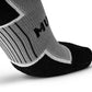 Athletic MudGear Ruck Sock in gray and black with ribbed design for die-hard ruckers