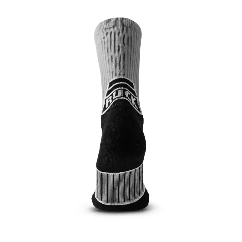 MudGear Ruck Sock in gray with black heel and toe for die-hard ruckers and odor control