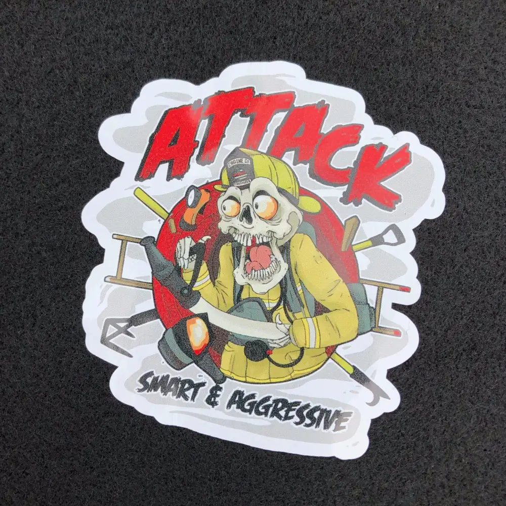 Attack Smart & Aggressive - Decal - Chief Miller Apparel