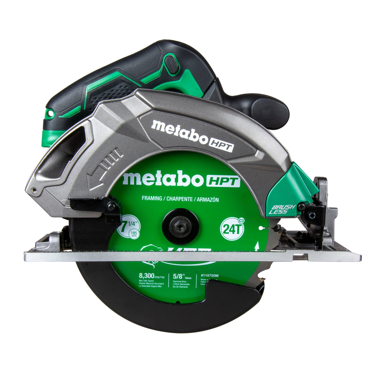 Metabo HPT C1807DAQ4M 18V MultiVolt cordless circular saw with 7-1/4 inch blade