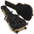 Customizable interior foams of the Tactical Discreet Guitar Case showing options for a perfect custom foam rifle case.