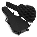 Complete view of the Tactical Discreet Guitar Case, focusing on its features as a custom foam rifle case.
