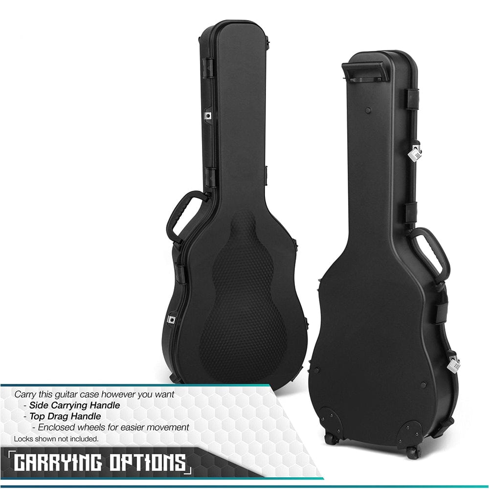 Lockable compartments of the Tactical Discreet Guitar Case designed as a custom foam rifle case for safe travel.