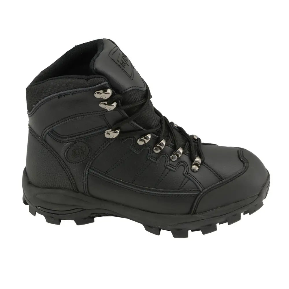 Bazalt MBM9128 Men's Black Water and Frost Proof Leather Lace-Up Work Boots - Chief Miller Apparel