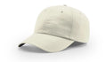 Beige baseball cap with Serpent Skull Leather Patch and Skull Leather Patch design