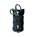 Black tactical scissors holster with adjustable straps for Belt Kit and empty pouch use