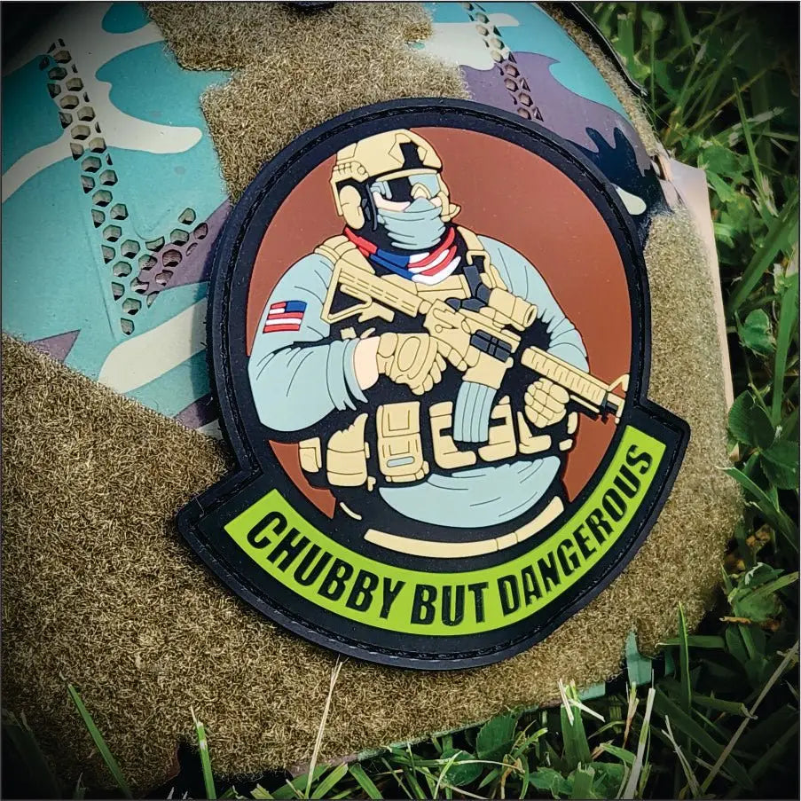 ’Big Bubba’ - Chubby But Dangerous - OCP 4’’ PVC Patch - Meal Team 6 Member - Patches