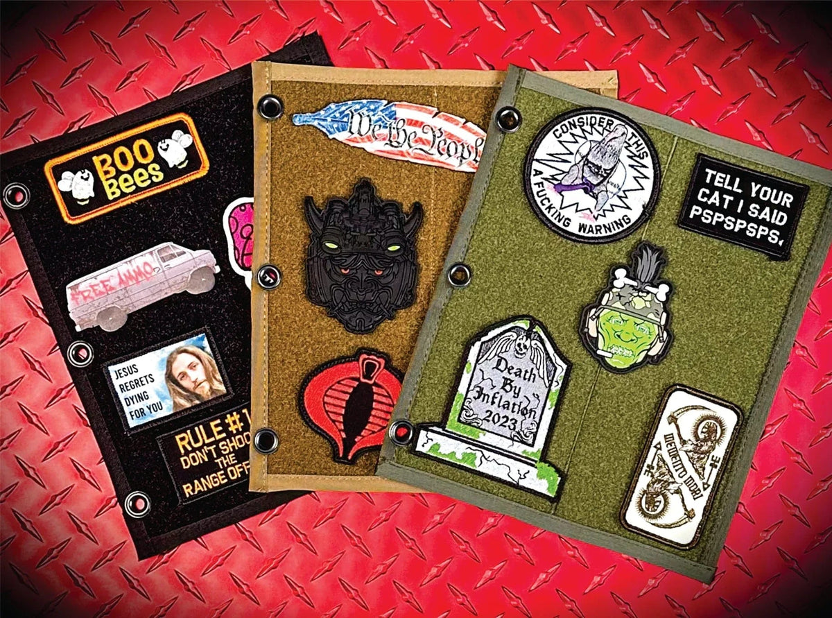 Patch Binder USA Made TGJ Tactical Binder Patch Page: Durable & Premium Quality