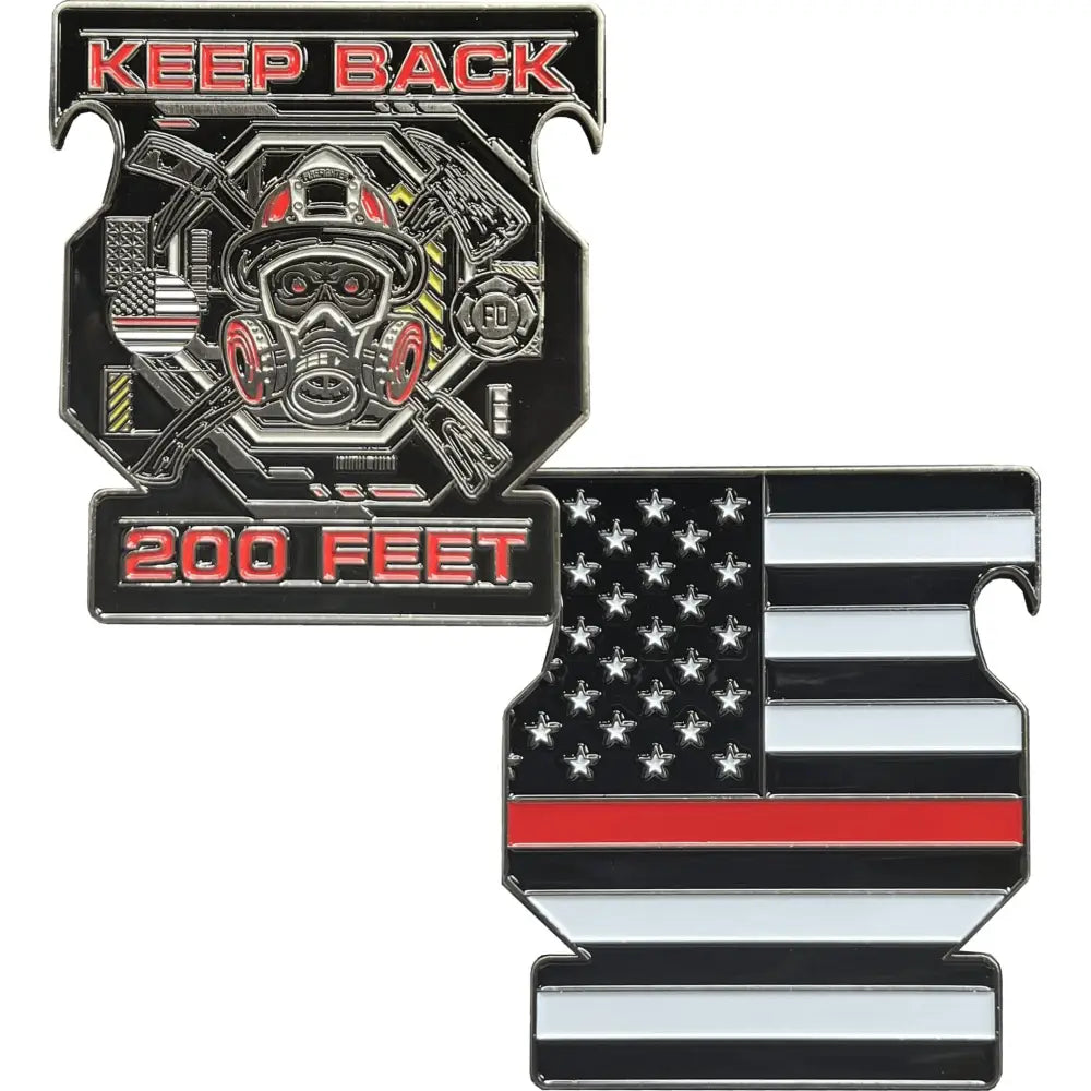 Chief Miller Challenge Coin BL3-018 Thin Red Line Fire Fighter Challenge Coin Bottle Opener Apparel