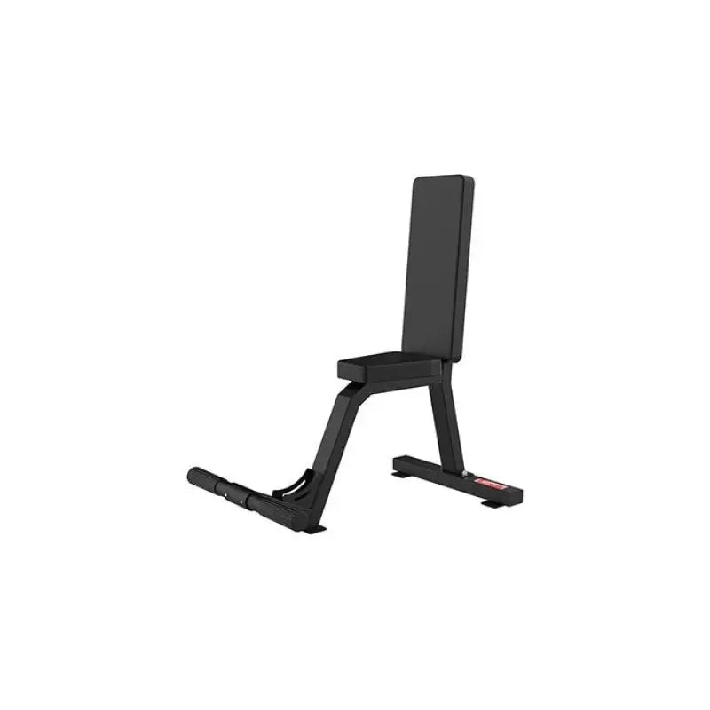 Black adjustable weight bench showcasing SFE Commercial Utility Bench with rectangle tube design