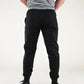 Black athletic pants, Carrier Traveler Joggers in Midnight Black with carrier retention waistband