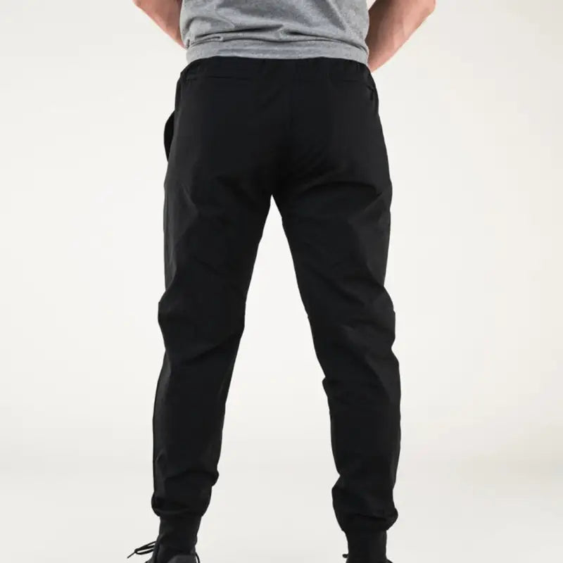 Black Carrier Traveler Joggers with concealed carry and carrier retention waistband