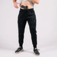 Black Carrier Joggers Mk.II with concealed carry and retention belt for secure carrier retention