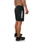 Black Men’s Freestyle Running Shorts with G MUDGEAR text printed on side