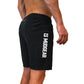 Black Men’s Freestyle Running Shorts featuring MUDGEAR text on the side